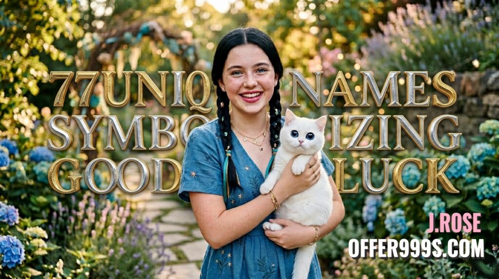 Unique names symbolizing good luck