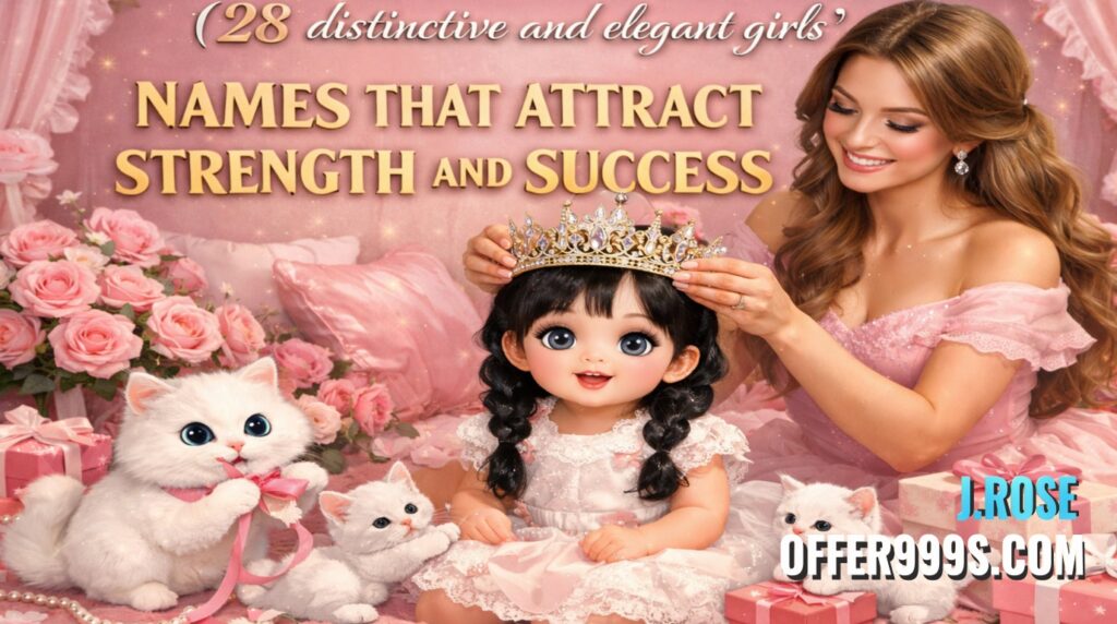 28 distinctive and elegant girls' names👑