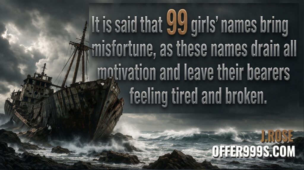 99 girls' names that cause bad luck