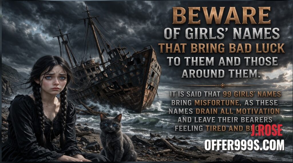 Beware of girls' names that bring bad luck to them and those around them