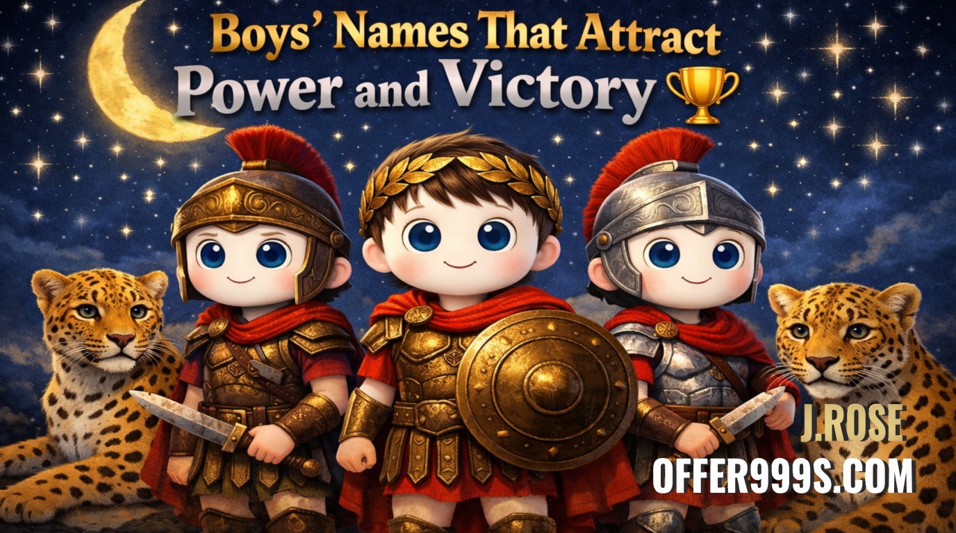 Boys' Names That Attract Power and Victory 🏆