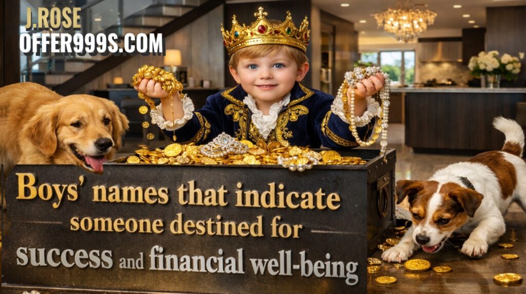Boys' names that suggest a lucky child