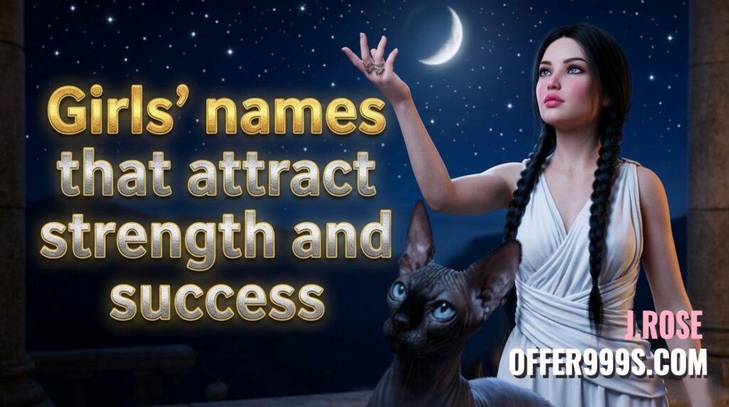 Girls' names that attract strength and success