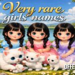 Very rare girls' names