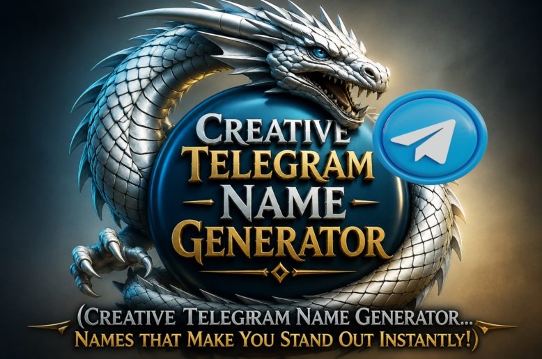 Creative Telegram Name Generator… Names that Make You Stand Out Instantly! 🚀