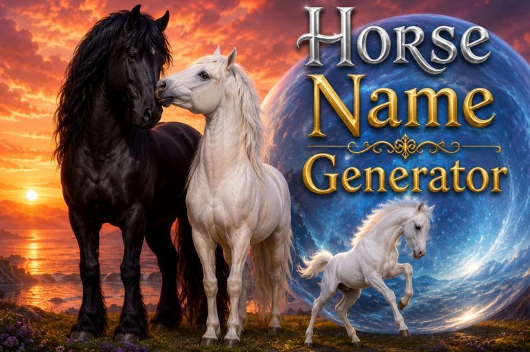 Horse and Foal Name Generator for Protection and Strength