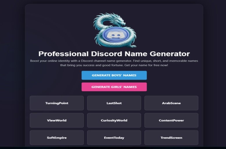 Discord Name Generator