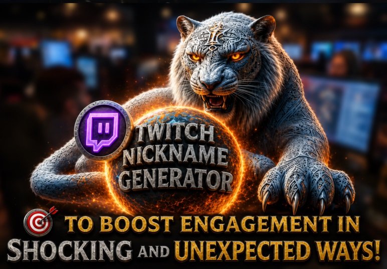 Twitch Nickname Generator To Boost engagement in Shocking And Unexpected Ways!
