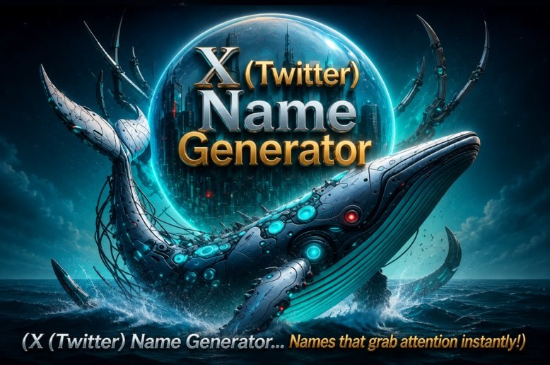 X (Twitter) Name Generator... Names that grab attention instantly!