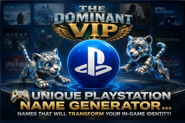 🎮 Unique PlayStation Name Generator… Names that will transform your in-game identity!